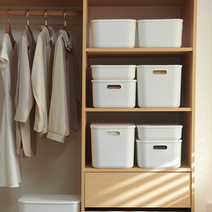 Plastic Storage Bins Rectangle Stackable Food Container Eco-Friendly Household Organizers - Product Image 4