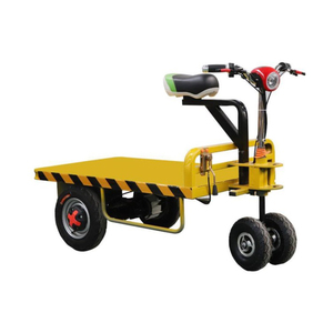 Carro Eléctrico de Plataforma Plana de 2t para Transporte de Materiales, 4 Ruedas, Vagón de Transferencia de Carga - Product Image 2