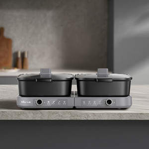 Little Bear Electric Hot <b>Pot</b> DHG-E80H5 Two Compartment <b>Nonstick</b> For Home Stewing - Product Image 5