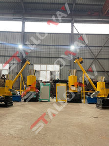 Machine à granulés de bois de haute précision avec contrôle PLC-Taille de granulés réglable (6mm/8mm) pour les commandes personnalisées - Product Image 4