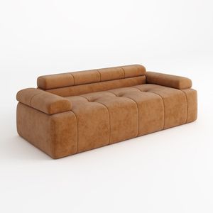 Tofu Block Vacuum Compression <b>Sofa</b> One-Line Square Tufted <b>Foam</b> Filling Living Room <b>Sofa</b> Set - Product Image 1