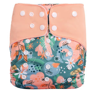 Couches lavables en microfibre pour bébé, unisexes, bon marché, directement de l'usine, réutilisables, avec boutons-pression réglables, anti-fuites - Product Image 3