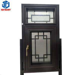<span class=keywords><strong>Ventana</strong></span> de Villa de Apertura Exterior Fija de Estilo Chino Moderno, de Aleación de Aluminio Personalizada con Drenaje Expuesto, Estándar Canadiense 2026, Huasin OEM - Product Image 1