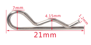 Thép không gỉ phẳng r Clip cotter Pin - Product Image 4