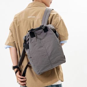 Large Capacity <b>Backpack</b> Unisex Solid Color Detachable <b>Strap</b> Interior Zipper Pocket For Travel Commuting Business Laptop - Product Image 4
