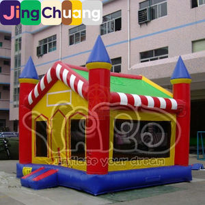 Castello Gonfiabile per Feste di <span class=keywords><strong>Compleanno</strong></span> all'Aperto, Trampolino con Scivolo, Giocattolo per Bambini in PVC, Uso Domestico, Grande e Sovradimensionato - Product Image 3