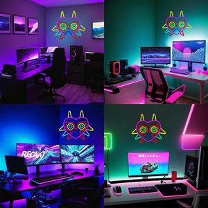 Letrero Luminoso LED de Neón con Diseño de Oso Azul, Decoración de Pared Impermeable IPX3, Regulable, para Restaurante, Hogar, Bar, Cocina, Cafetería, Centro Comercial - Product Image 5