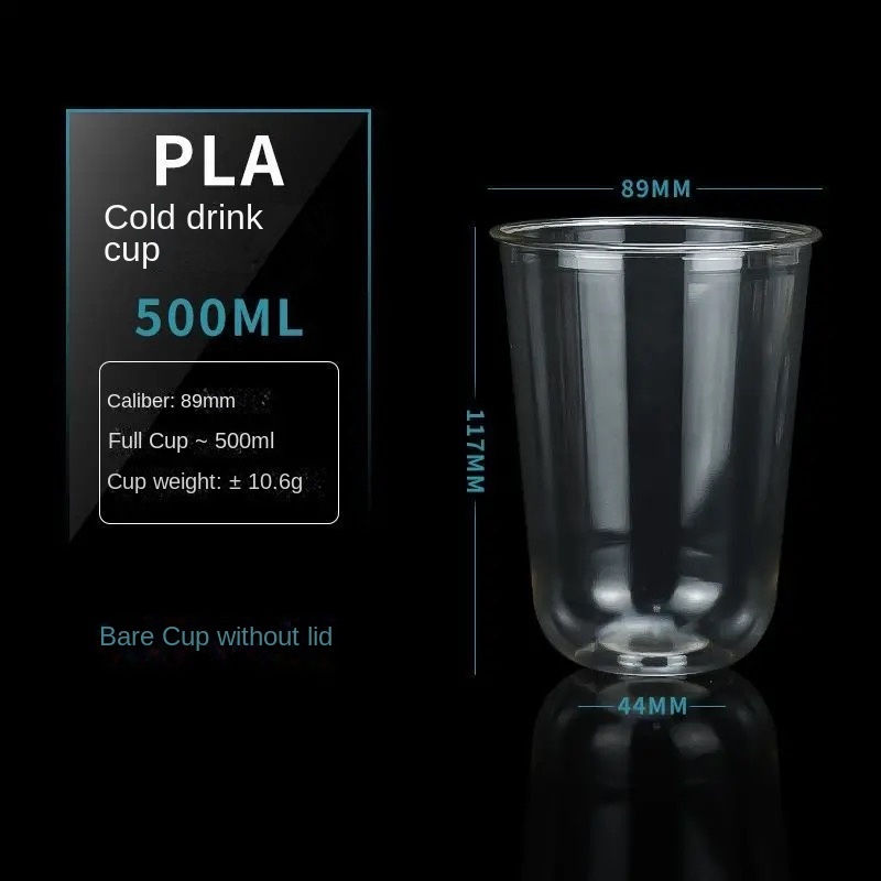 Transparent cup(no logo)