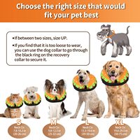 Collier de récupération gonflable protecteur pour chien de petite, moyenne et grande taille, collier souple pour chien, alternative au collier en forme de beignet pour chien après une chirurgie