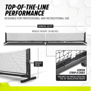 Trung Quốc Heavy Duty giải đấu lớp xách tay pickleball <span class=keywords><strong>Net</strong></span> bánh xe dễ dàng di động trong nhà Tò<span class=keywords><strong>a</strong></span> Án quy định chiều cao cho giải trí - Product Image 3