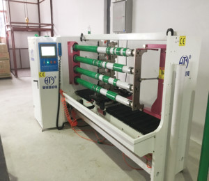 Machine de découpe/découpeuse automatique informatisée haute précision HJY-QJ05 pour ruban de masquage en aluminium, moteur Schneider PLC, vitesse 350 m/min - Product Image 2