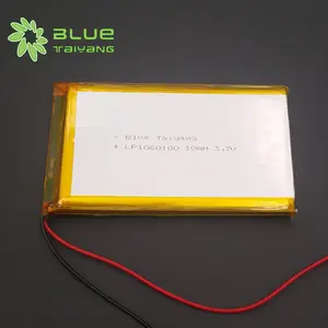 1060100 10AH 3.7v بطارية أيون الليثيوم 10000mah المحمولة السلطة البنك 3.7v 10000mah