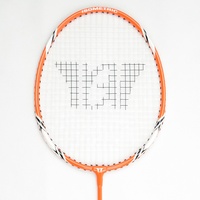 Raquette de badminton simple en aluminium + acier trempé pour adultes et étudiants, poignée en PU, dureté douce, design personnalisé