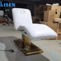 Table de massage électrique de luxe à trois moteurs, couleur personnalisée, pour salon, lit de cils, soins cosmétiques et SPA – Meilleures ventes
