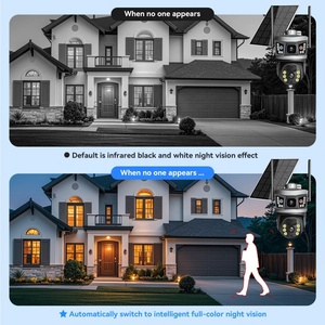 V380Pro 4K 4G SIM Card 2Lens Outdoor <b>Camera</b> <b>Security</b> Color Night Vision PIR Detect IP Solar Surveillance <b>CCTV</b> PTZ Network <b>Camera</b> - Product Image 4