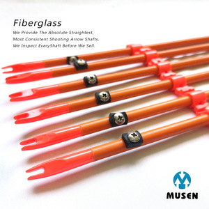 Flèches de pêche à l'arc, couleur orange, 8 mm, tige en fibre de verre, pointe à griffes, flèches de pêche adaptées aux arcs à poulies - Product Image 4