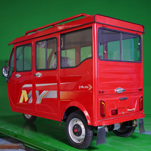 Hot bán 60V điện ba bánh xe Tuk tuk Cab Giao hàng ngắn nhiên liệu ba bánh với cơ thể khép kín trong kho cho giao hàng ngay lập tức - Product Image 4