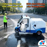 Kendaraan Pembersih Bertekanan Otomatis dengan Pompa Tekanan 150bar dan Katup Pembilas Samping untuk Jalan Perkotaan, Taman, dan Stasiun Kereta Api