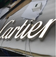 Lettres en métal éclairées par LED DakeSign, design gratuit, étanches IP65, contrôlées par Bluetooth et WiFi, enseigne lumineuse publicitaire