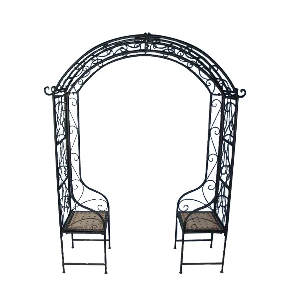 Garden Metal Arch With Two Seater ,Trellis Arch For Weddings