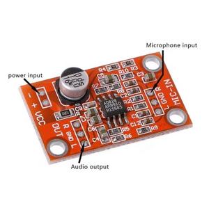 Großhandel Günstigster Preis AD828 Stereo Dynamisches Mikrofon Vorverstärker-Board MIC Preamp Modul DC 3,8V-15V AD828 Mini PCB Modul - Product Image 2