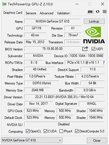 Mới gt610 2G DDR3 DirectX 12 cấu hình thấp PCI Express X16 dp entry level <span class=keywords><strong>GPU</strong></span> Máy Trạm Fan PC SFF <span class=keywords><strong>HTPC</strong></span> win11 - Product Image 6