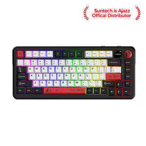 AJAZZ AK820 MAX PLUS Commutateur Silencieux (Thème Usine Noir-Gris) Tri-mode avec Écran RGB Clavier Mécanique DIY (Édition PC) - Product Image 2