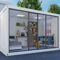 Maison conteneur préfabriquée modulaire empilable, écologique, respirante, durable, design moderne pour chambre à coucher, usage polyvalent