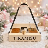 Plateau à gâteau portable élégant et moderne avec sangle, support à dessert pour événements de mariage, plateau à tiramisu et snacks style harnais