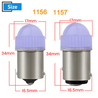 Ampoule LED Ba15s P21w S25 1156 1157 BAY15D P21/5W 2835 pour voiture, signalisation, frein, stationnement, feu arrière, marche arrière, 12V 24V, vert rose
