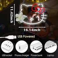 Enseignes au néon pour chat pour la décoration murale, lumières au néon mignonnes pour la chambre à coucher, enseignes LED pour les entreprises, adaptées à la chambre à coucher, à la salle de jeux, au meilleur cadeau de Noël