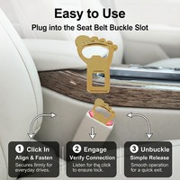 Clip de ceinture de sécurité universel pour voiture, forme de pied, attache de boucle de ceinture de sécurité, accessoires de voiture
