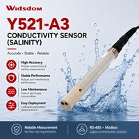 Sensor de Conductividad Digital Y521-A3 de Amplio Rango 0-200mS/cm, Sonda de Salinidad TDS IP68 RS485 Modbus para Monitoreo de Tratamiento de Agua