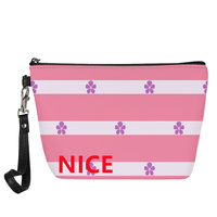 Pochette cosmétique personnalisée en caoutchouc à thème arc-en-ciel gay, imprimée UV, pour les voyages interurbains, le rangement de salle de bain et la vente en gros