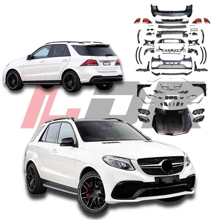 Body Kit Upgrade for Mercedes Benz ML Class WL166 2010-2015 to GLE 63 ...