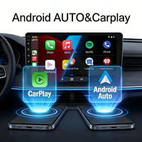 Autoradio multimédia universel 2 DIN 10,1 pouces, directement de l'usine, avec WiFi, GPS, navigation, radio FM/RDS, Bluetooth, CarPlay et Android Auto