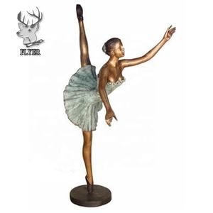 Décoration de jardin en plein air, chair, danseuse en Bronze, Statue de fille nue, Art de danse, Statue de Ballet, danseuse en Bronze, Statue de ballerine fille - Product Image 6