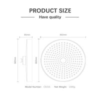 Pomme de douche à effet pluie en plastique ABS brossé or 12 pouces, système de douche mural moderne de luxe pour salle de bain ou hôtel