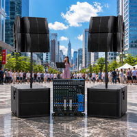 Système de sonorisation professionnel extérieur complet avec enceintes actives Line Array de 12 pouces