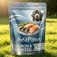 Sachets pour aliments pour chiens en aluminium, qualité alimentaire, résistants à l'humidité et anti-déchirure, avec logo personnalisé, prix de gros, vente directe usine, format stand-up