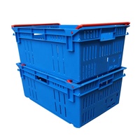 Joinjoin — caisse à Fruits en plastique, panier en maille plastique, pour Fruits et légumes, avec poignée, grande capacité