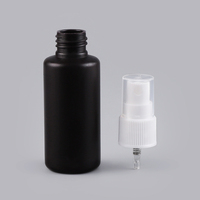 Mini Botella de Spray de Plástico Negra para Alcohol Médico, 10ml-120ml, Botella de Spray Farmacéutico, Botella de Medicina Personalizada