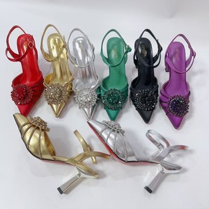 Zapatos de Tacón <span class=keywords><strong>Alto</strong></span> Elegantes y Hermosos de Xuanhui, con Punta en Pico, para Fiesta, con Tira Trasera, Sensuales y de Alta Calidad - Product Image 4