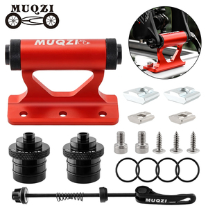 MUQZI Support <span class=keywords><strong>de</strong></span> fourche <span class=keywords><strong>de</strong></span> vélo amélioré pour porte-bagages <span class=keywords><strong>de</strong></span> toit <span class=keywords><strong>de</strong></span> voiture, bloc <span class=keywords><strong>de</strong></span> fixation rapide pour fourche <span class=keywords><strong>de</strong></span> vélo à axe traversant, pour benne <span class=keywords><strong>de</strong></span> camion/fourgonnette/<span class=keywords><strong>remorque</strong></span>/toit <span class=keywords><strong>de</strong></span> voiture - Product Image 1