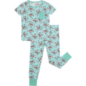 Conjunto de Pijama Personalizado para Mujer, Top de Manga Corta y Pantalones Largos, 2 Piezas, Pijama de Punto Suave, Atuendo Informal - Product Image 1