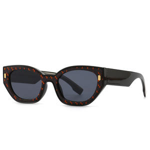 Lunettes de soleil de luxe pour femmes, modèle rétro, coloré, avec logo personnalisé, nuances à œil de chat, vente en gros, <span class=keywords><strong>2022</strong></span>, nouveau - Product Image 5