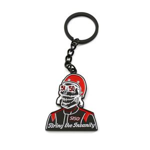 <b>Custom</b> Metal Alloy Carabiner Keychain Clay Rhinestone Handmade Waterproof High Quality 3D/Dog Shape Anime/Fashion Design - Product Image 1