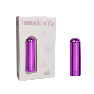 Premium IPX7 impermeabile vibratore proiettile 10 potenti modalità ABS con finitura metallizzata rosa/viola/oro USB ricaricabile - Product Image 4