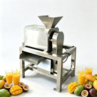 Máquina Despulpadora de Acero Inoxidable de Una Etapa, Extractor de Jugo Industrial Personalizado, Máquina para Hacer Jugo de Frutas