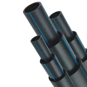 Tubería de suministro de agua HDPE Tubería de riego HDPE Tubería negra de 20-1200mm a la venta